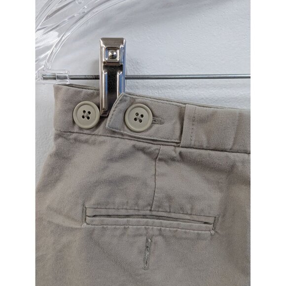 Gap Khaki Skirt Size 1 Tan Modest Womens Back Slit - Picture 4 of 8
